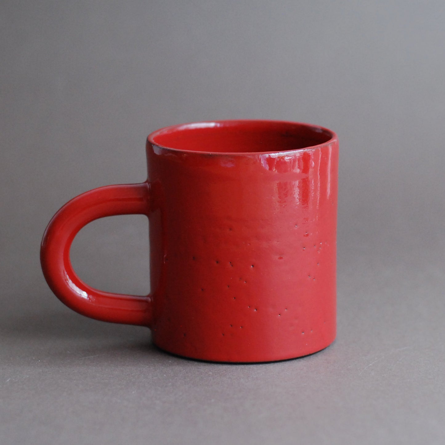 Red Mug with Black Snake II