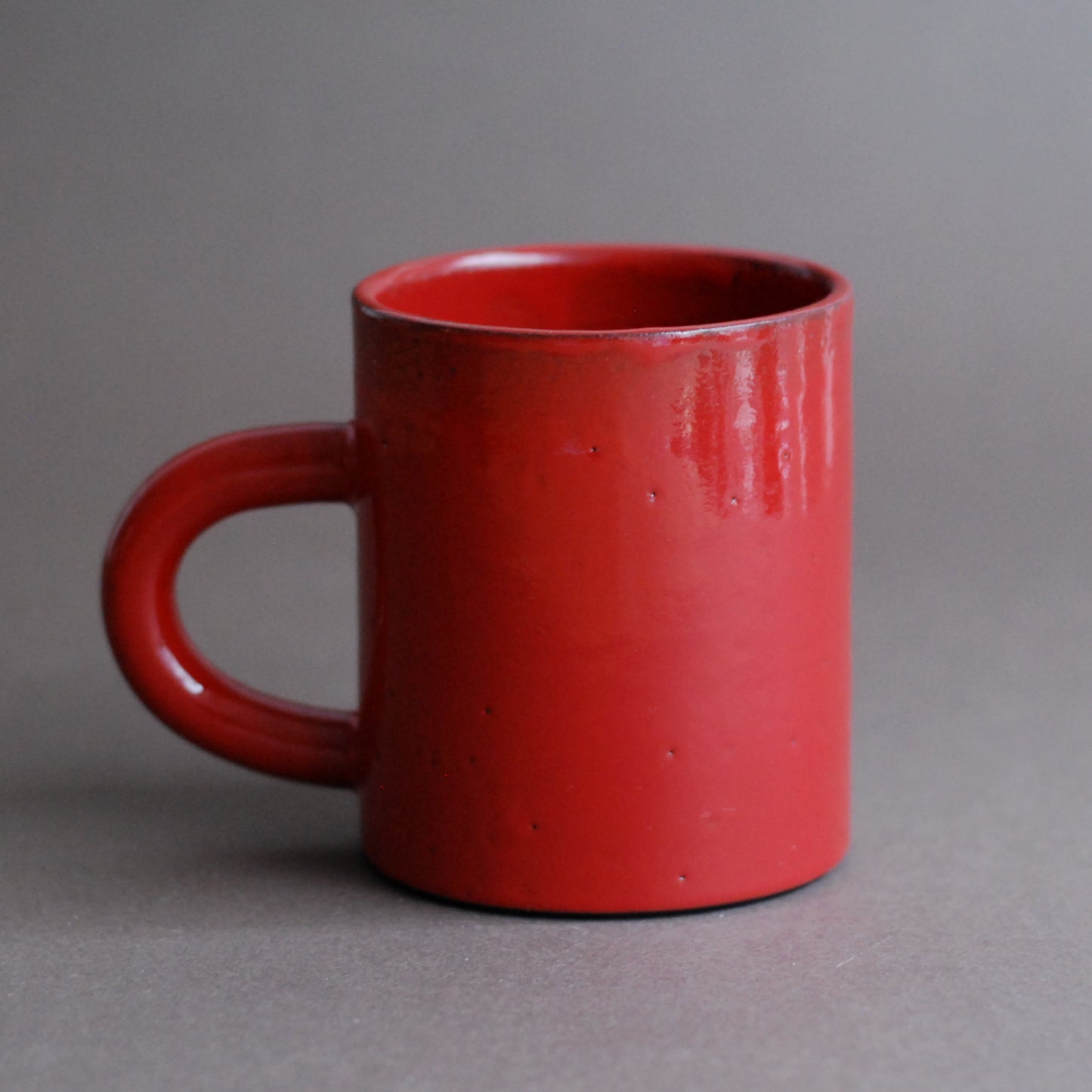 Red Mug with Jade Snake I