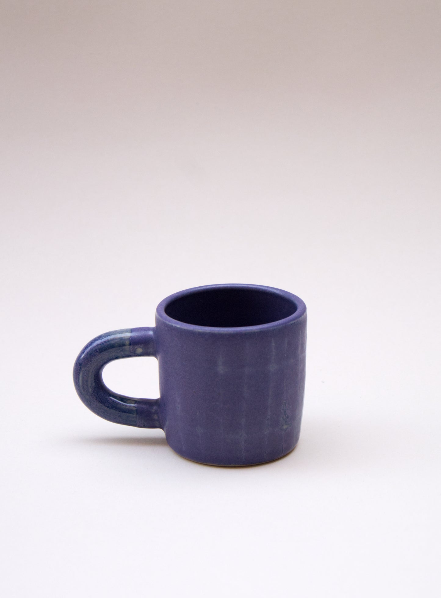 Deep blue espresso mug