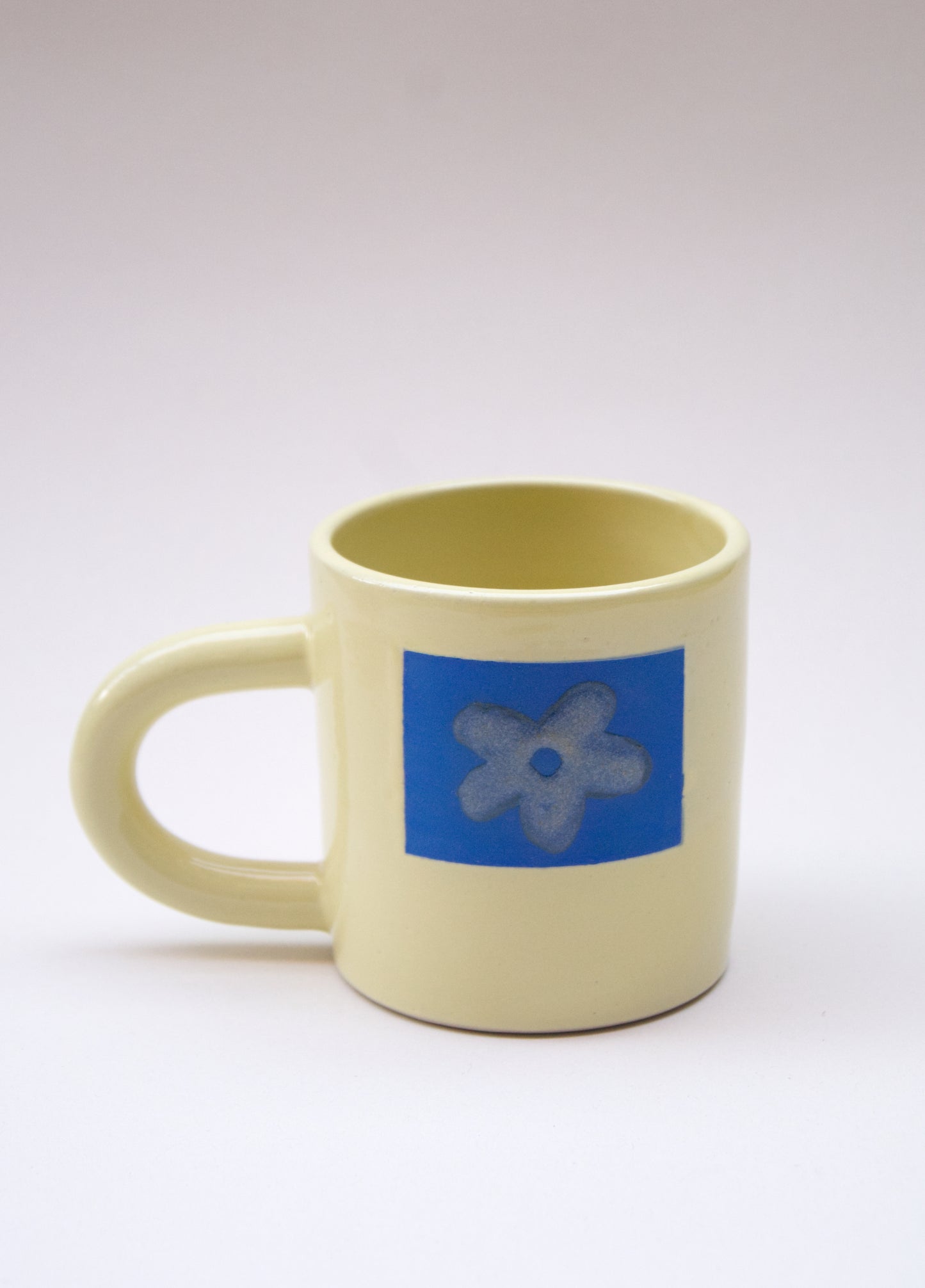 Yellow flower mug